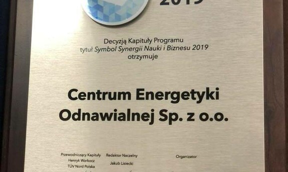 Symbol Synergii Nauki i Biznesu 2019 dla CEO