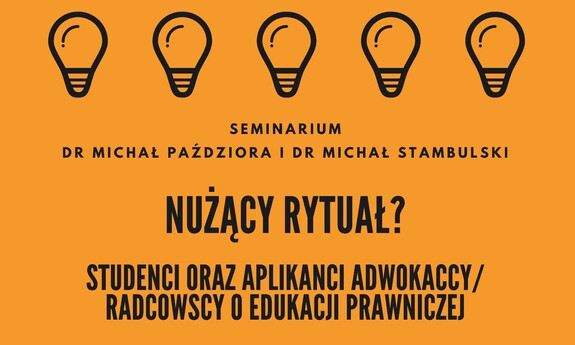 Prawnicy zapraszają na seminarium