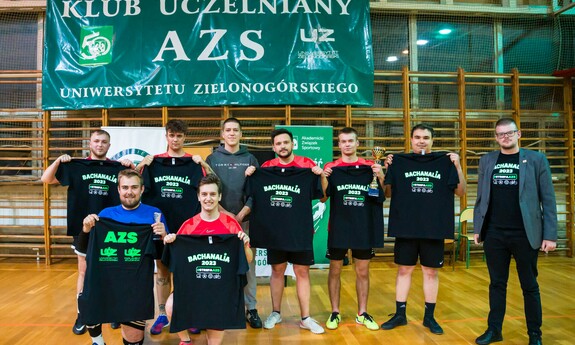 Bachanaliowy turniej futsalu o puchar Przewodniczącego Parlamentu Studenckiego UZ, fot. Ostry Kadr