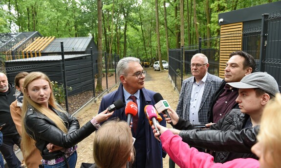 Otwarcie nowej siedziby Ośrodka Rehabilitacji Dzikich Zwierząt „Ptasi Azyl”, fot. K. Adamczewski