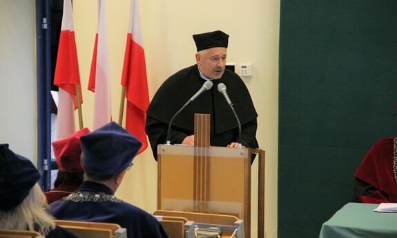 Przemawia Prof. dr. hab. Marek Konopczyński; fot. J. Czarnecka