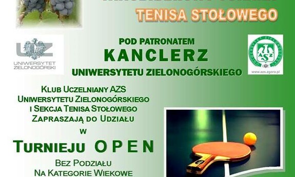 Otwarty Winobraniowy Turniej Tenisa Stołowego