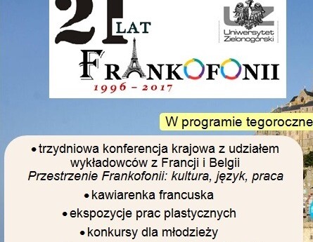 Międzynarodowe Dni Frankofonii na Uniwersytecie Zielonogórskim