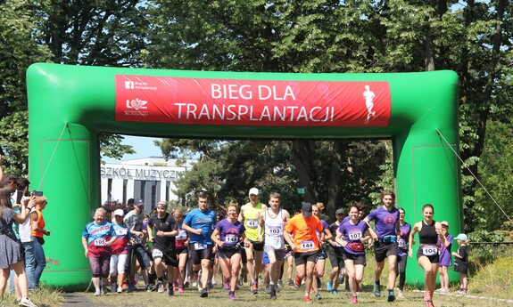 8. Bieg dla transplantacji - start, fot. J. Czarnecka