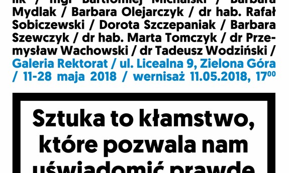 Wystawa prac pedagogów Akademii Sztuk Pięknych z Łodzi w Galerii Rektorat UZ