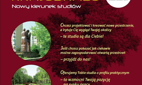 Zapraszamy do studiowania architektury krajobrazu na UZ