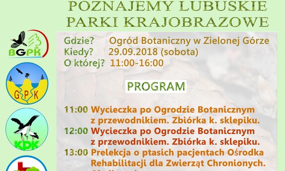 Poznajemy Lubuskie Parki Krajobrazowe – zapraszamy na wycieczkę do Ogrodu Botanicznego