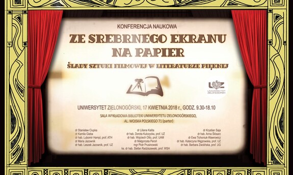 Ze srebrnego ekranu na papier. Ślady sztuki filmowej w literaturze pięknej.